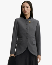 By Malene Birger Claye Blazer Dark Grey Melan