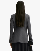 By Malene Birger Claye Blazer Dark Grey Melan