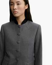 By Malene Birger Claye Blazer Dark Grey Melan