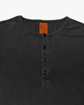 Nudie Jeans Ls Henley Washed Antracite