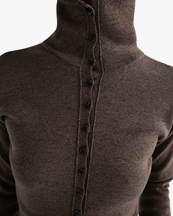 LEMAIRE Buttoned Top Ecorce Melange
