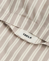 Tekla Percale Duvet Cover Clay Stripes
