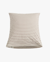 Tekla Percale Pillow Sham Clay Stripes