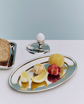 Hay Essential Steel Oval Dish L Stainless Steel