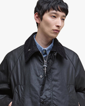 Barbour Bedale Wax Jacket Black
