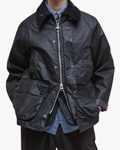 Barbour Bedale Wax Jacket Black