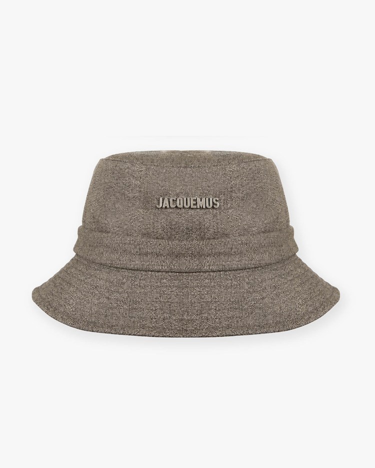Jacquemus Le Bob Gadjo Bucket Hat Dark Brown