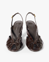 Jacquemus Les Slingbacks Poisson Shoes Dark Brown