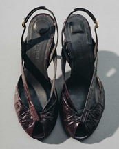 Jacquemus Les Slingbacks Poisson Shoes Dark Brown