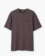 Jacquemus Le T-Shirt Gros Grain Brown