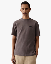 Jacquemus Le T-Shirt Gros Grain Brown