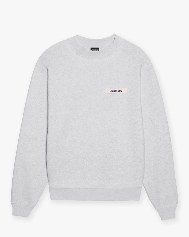 Jacquemus Le Sweatshirt Gros Grain Grey