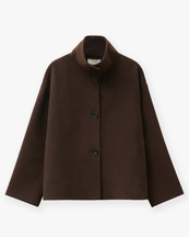 A Part of the art Edge Wool Jacket Dark Brown