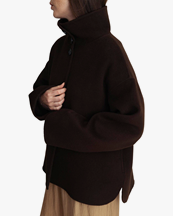 A Part of the art Edge Wool Jacket Dark Brown