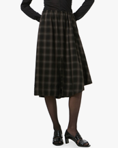 Our Legacy Fan Skirt El Paso Check Saloon Tencel