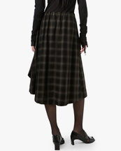 Our Legacy Fan Skirt El Paso Check Saloon Tencel