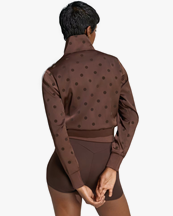 Adidas Originals Satin Polka Dot Track Jacket Auburn