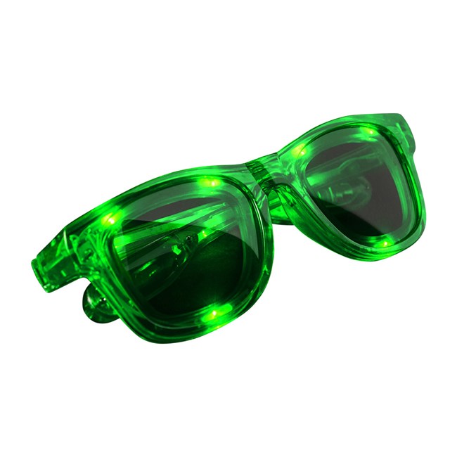 LED glasögon Gröna