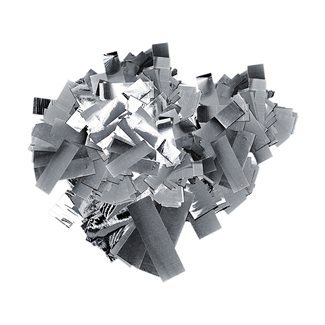 Konfetti 1 kg Silver Metallic