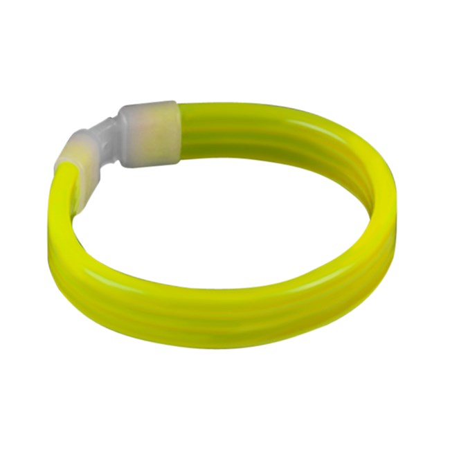 Glowsticks Brett Armband Gult