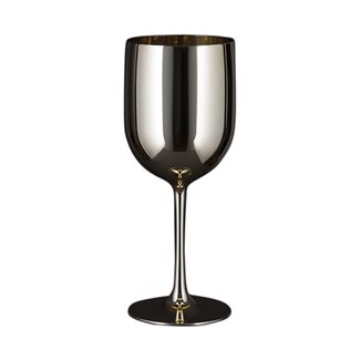 Gold Moët glasses with printing