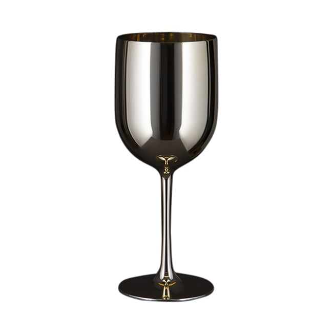 Guld Moët glas med tryck