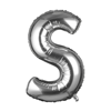 Foil balloon Silver Letters 100 cm