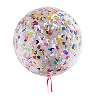 Balloon with confetti mix