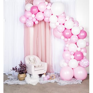 Balloon arch kit light pink