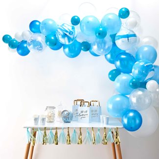 Balloon arch kit blue