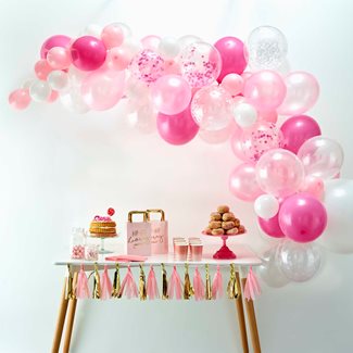 Balloon arch kit pink
