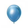 Blue chrome balloons