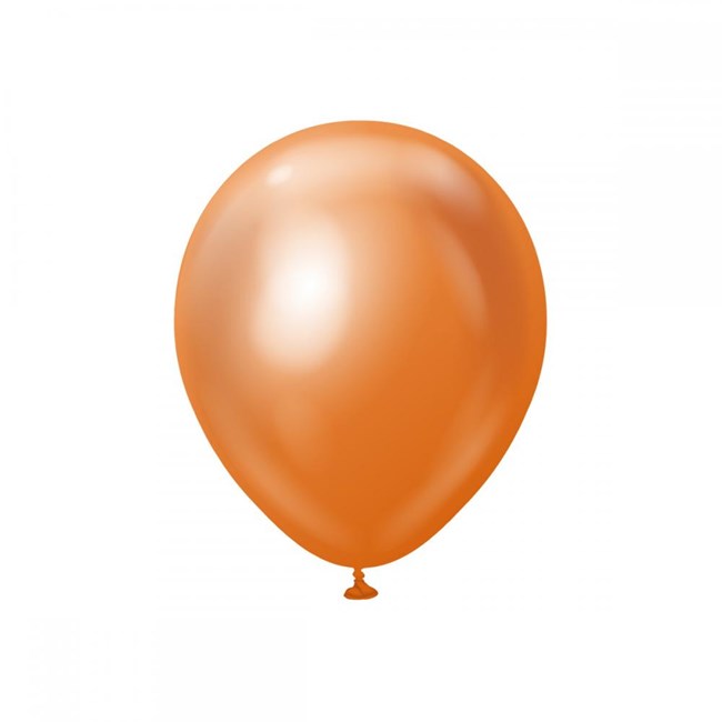 Copper chrome balloons