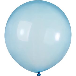 Big round crystal blue balloons