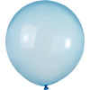 Crystal blå stora runda ballonger