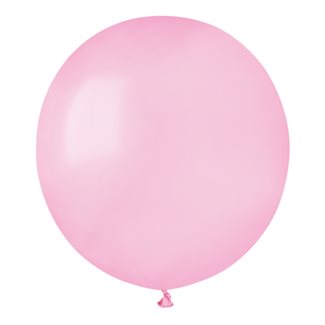 Rosa stora runda ballonger