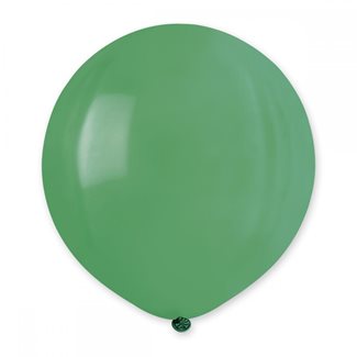 Big round green balloons