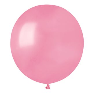 Big round dark pink balloons