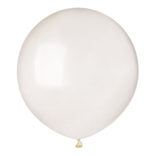Transparenta stora runda ballonger