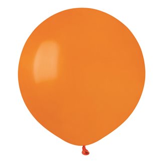 Big round orange balloons