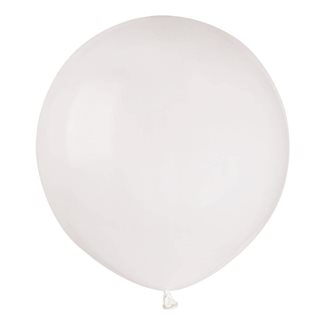 Big round white balloons