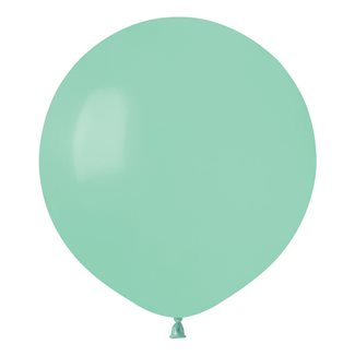 Big round mint balloons