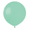 Mintgröna stora runda ballonger