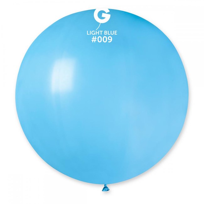 Stor Ballong Ljusblå 80 cm