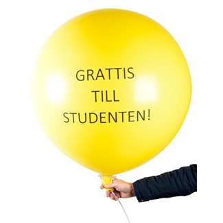 Yellow mega balloon 90 cm