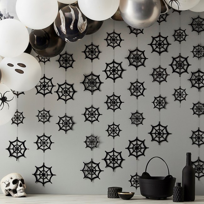 Cobweb Halloween backdrop decoration
