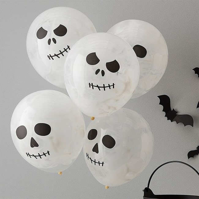 Skeleton balloons