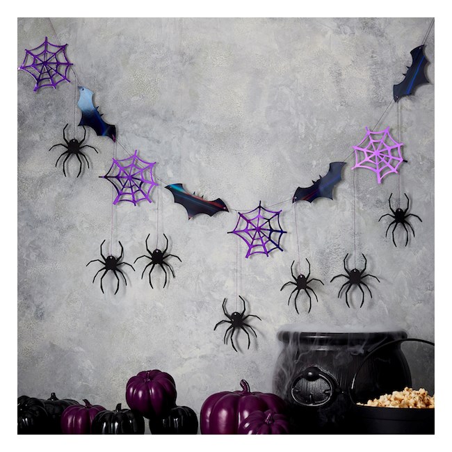 Halloween Spider web and Bat bunting