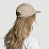 Beige cap with pictogram embroidery