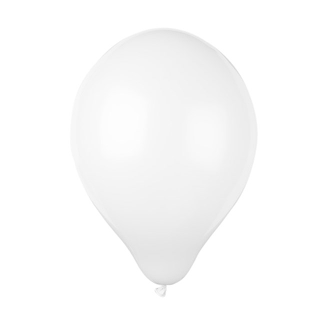 White balloons